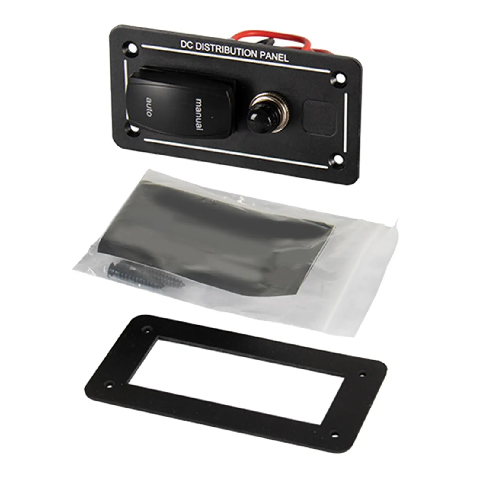 

Bilge Pump Control Switch Panel, Automatic/Off/Manual Circuit Breaker 12V 24V 3 Position Fit for Boat Marine