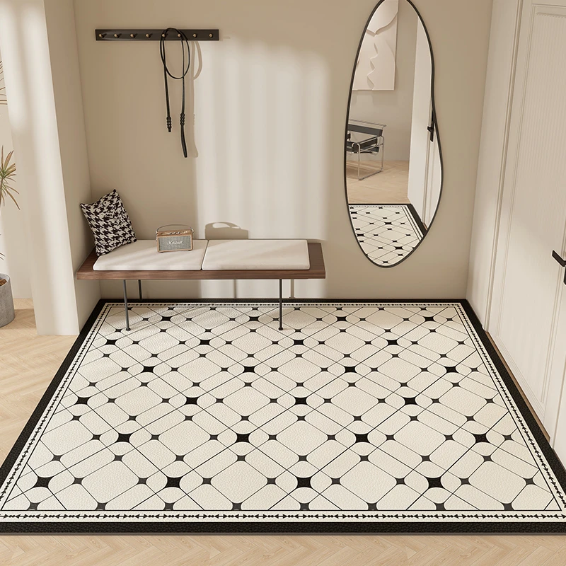 

ПВХ и кожаный декоративный ковер