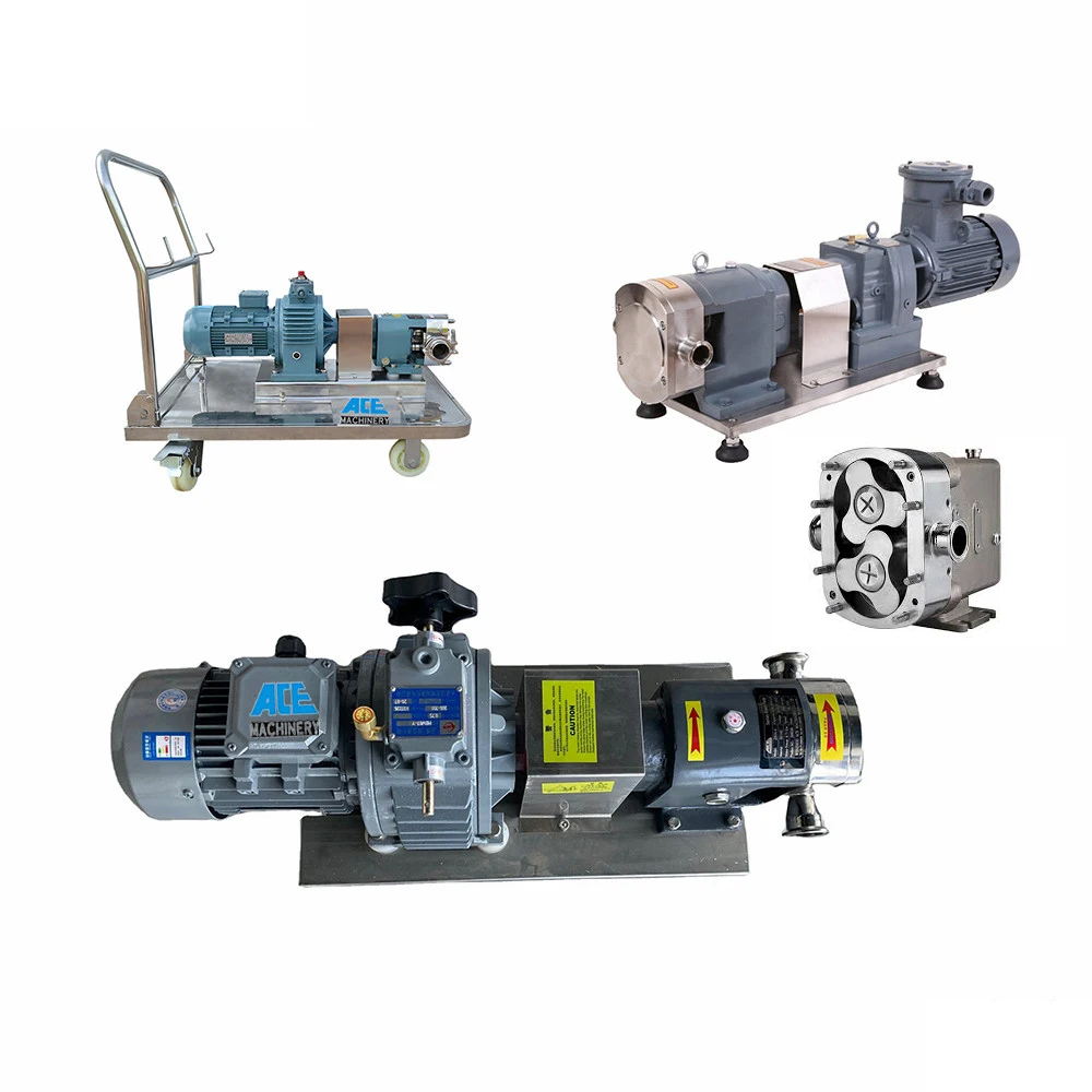 

Stainless Steel Sanitary Parts Vaccum Horizont Posit Displac Rotary Lobe Pump