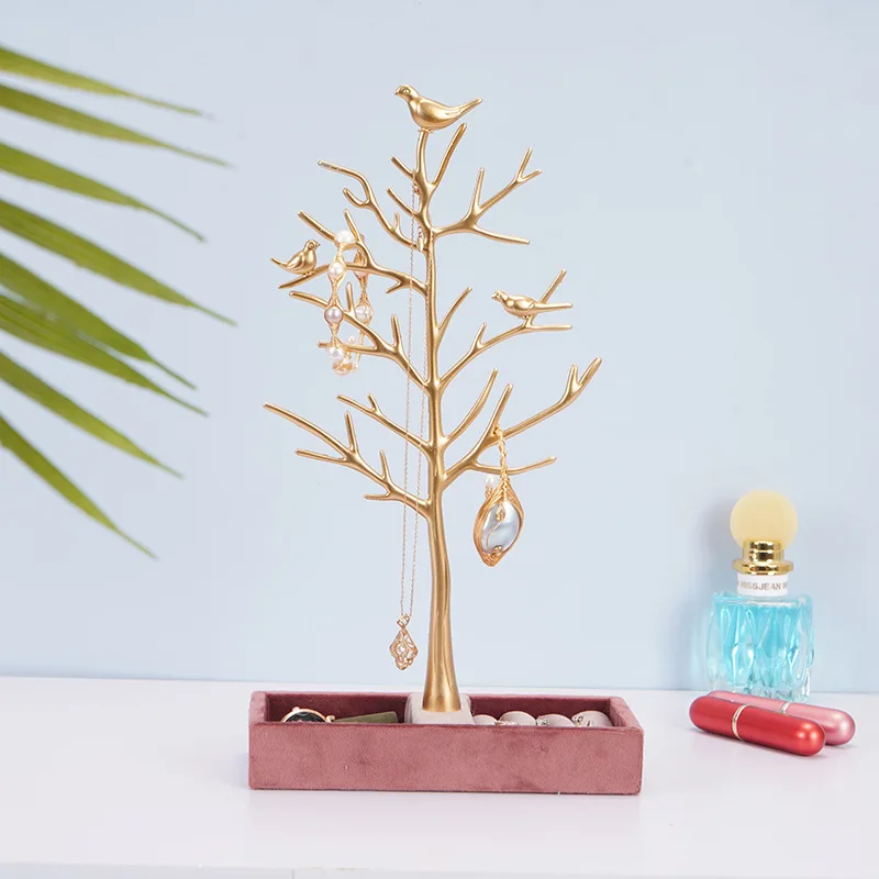 

Creative Tree Shaped Jewelry Storage Rack Ring Storage Box Earrings Necklace Jewelry Bracelet Display Rack Jewelry Rack ZC292