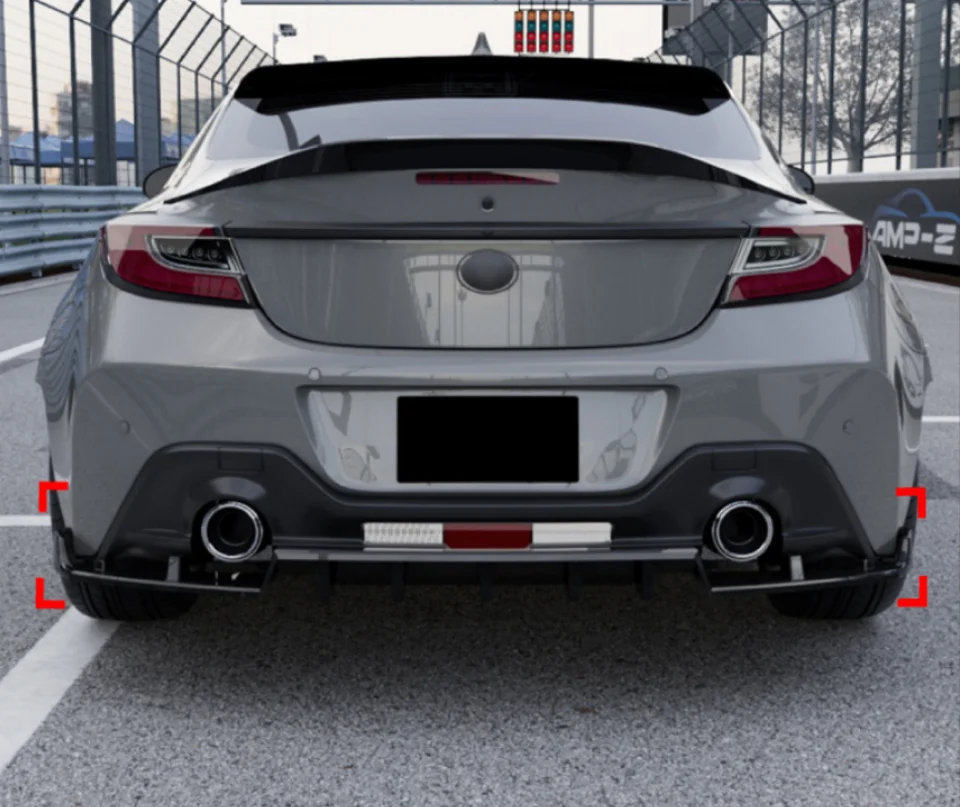 Фото Комплект обвесов для Toyota GR86 BRZ 2022-2025: передний и задний бамперы, диффузор, спойлер, боковые пороги, накладки на колесные арки. №5