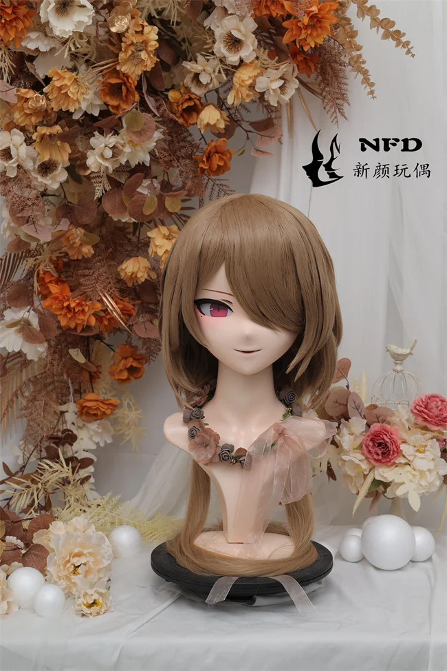 

(Rita Rossweisse01) Full head super sweet female resin crossdressing BJD Doll kig cosplay kigurumi mask