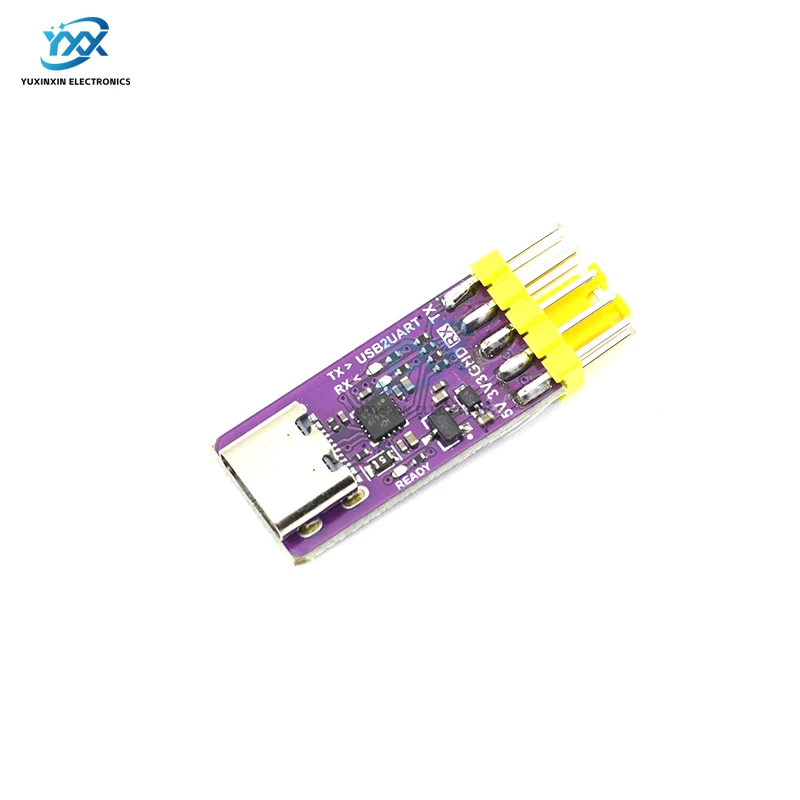 Модуль USB-трансивер CH343P (13510 шт.) с интерфейсом Type-C, 6 Мбитс, 5В3.3В, TTL UART для отладки, прошивки и загрузки (замена CH340) (art.: 3920d7b09e2f9) - 3920d7b09e2f9