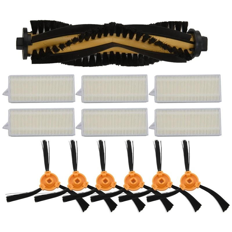 

Top Deals Replacement Accessory Kit Filter Main Brush Side Brush For Ecovacs DEEBOT N79S N79 Robotic Vacuum Cleaner (Filter+Brus