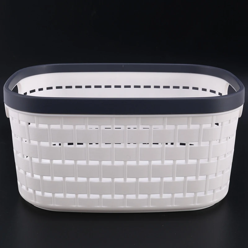 

5 Pcs Storage Basket,Portable Oval Kitchen Refrigerator Basket,Desktop Storage Boxes For Kitchen,Bathroom&Cabinet