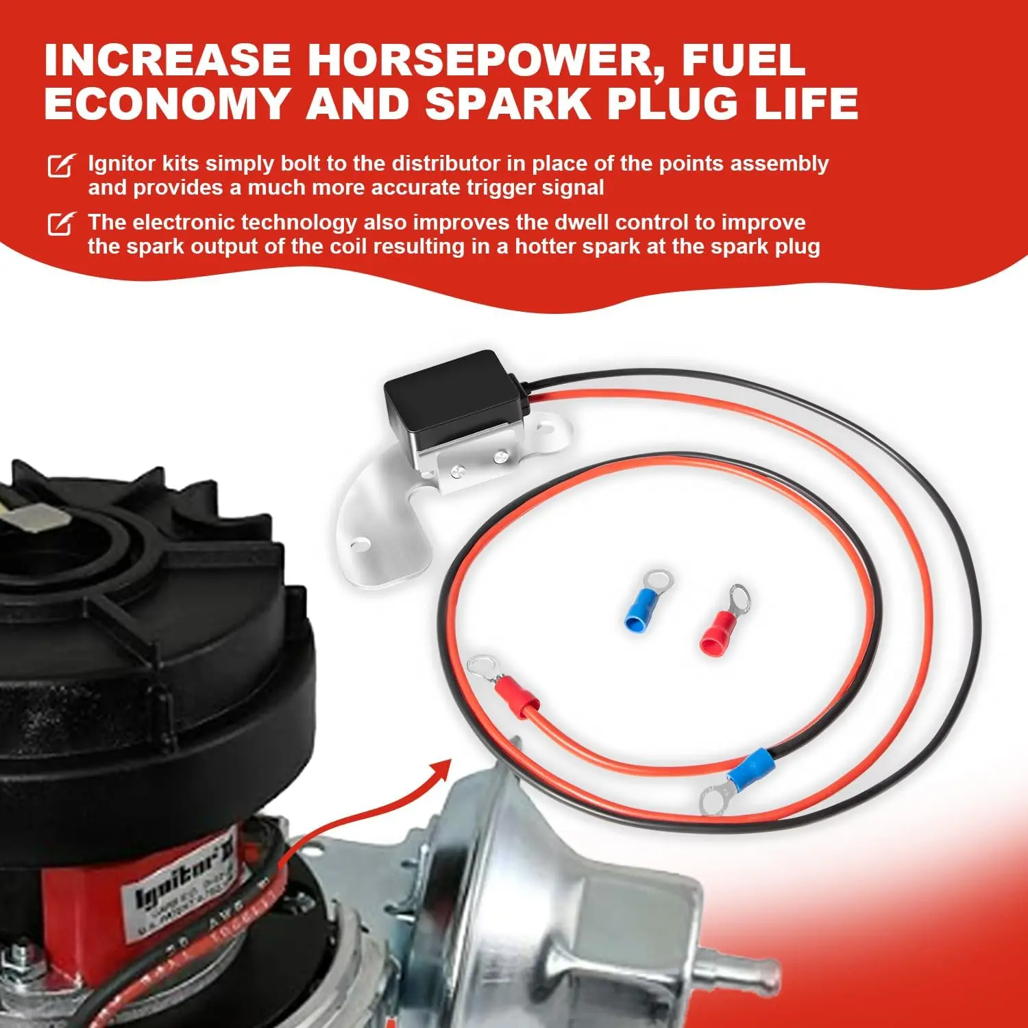 MX Замена для Pertronix 1181 комплект преобразования электрического зажигания подходит