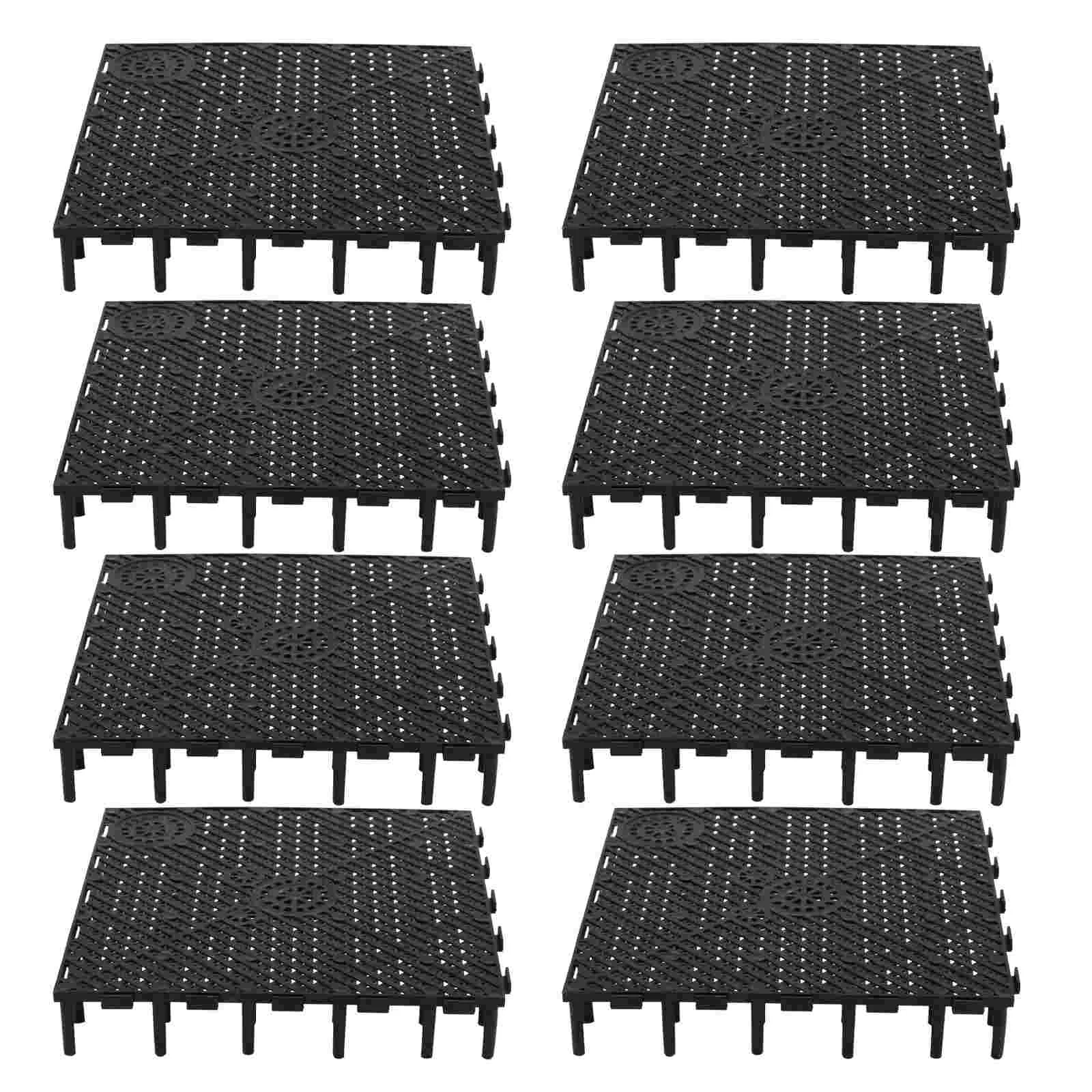 

20 Pcs Black Serving Tray Gravel Fish Tank Filter Magnetic Mount Aquarium Bottom Grid Aquarium Divider Fish Tank Substrate Flat