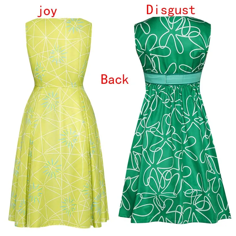 Аниме Косплей внутри Oute Joy костюм восторг платье для Хэллоуина полный комплект