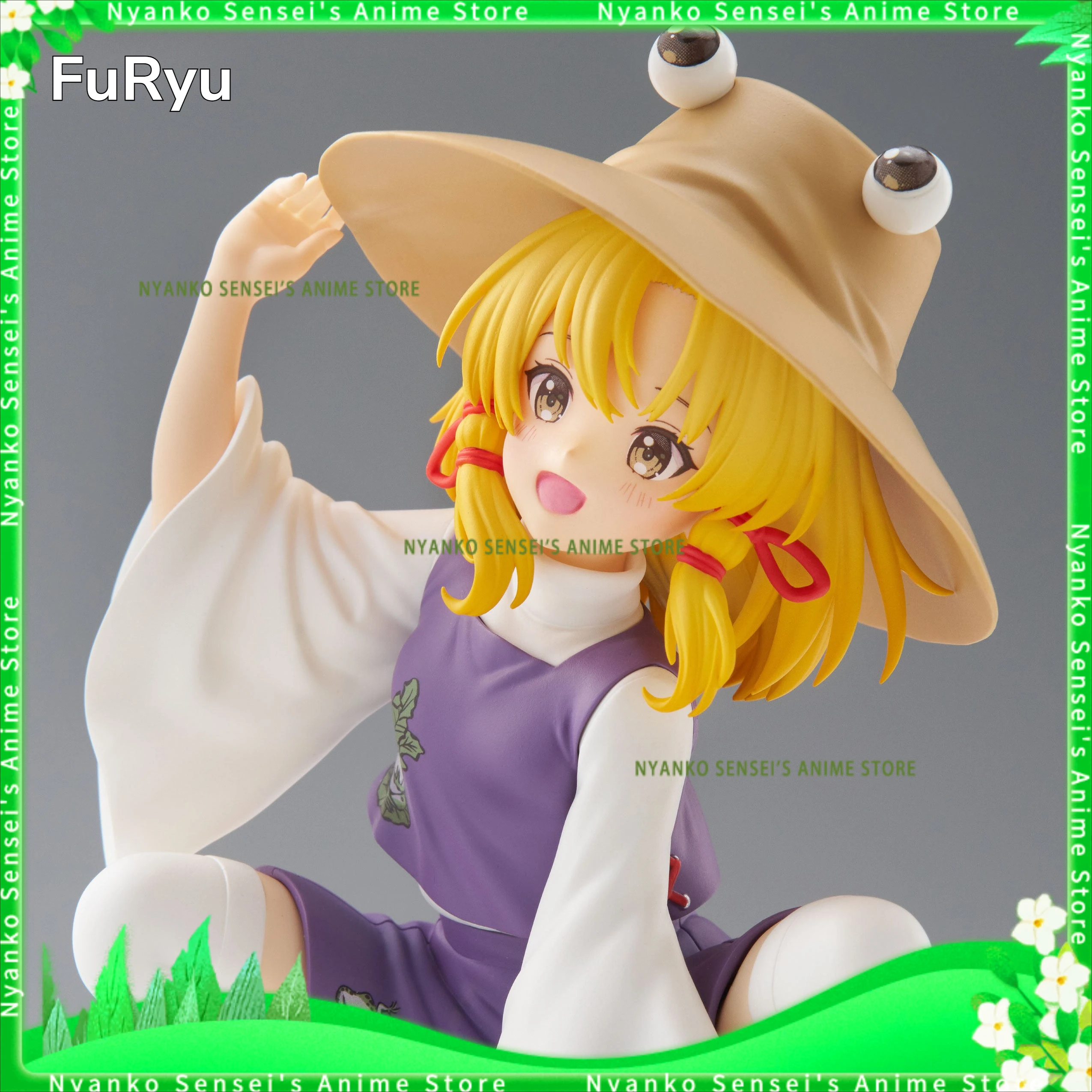 Фото В наличии: Фигурка FuRyu Noodle Stopper Touhou Project Суако Мория, 10 см, аниме-модель, игрушка-кукла, модный настольный коллекционный предмет №1