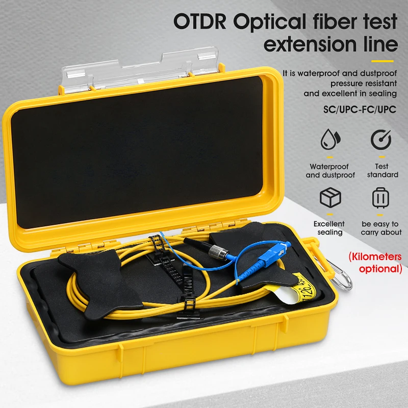 OTDR Fiber Tester SC/UPC-FC/UPC Test Extension Cable Fiber Jumper Box 500M 1000M 2000M