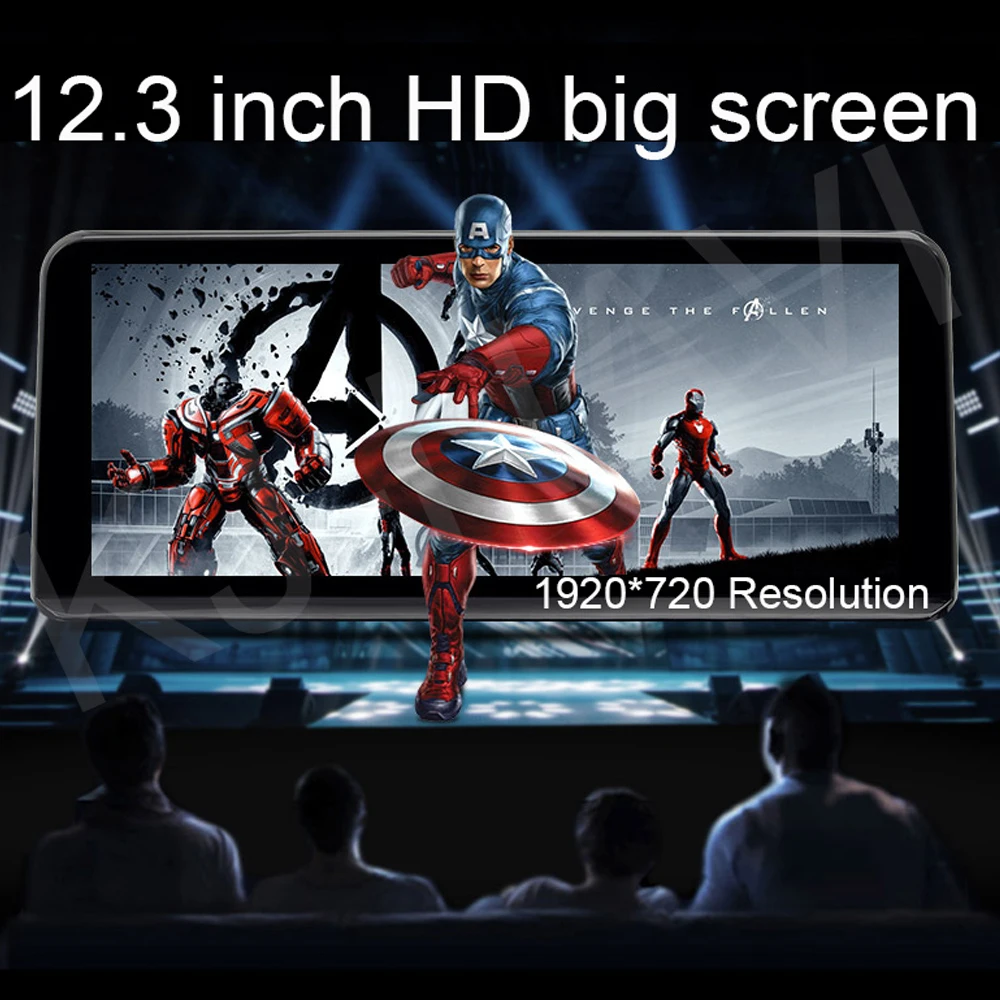 12 3 дюймовый Android Беспроводной Автомобильный плеер мультимедийная навигация для