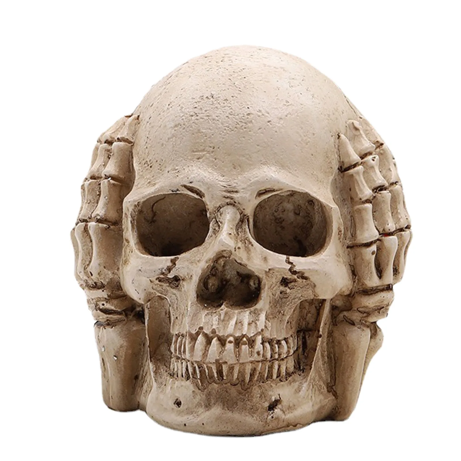 

LED Skull Statue Light Light Up Halloween Skeleton LED Light Resin Halloween Skull Decor Decorative Skull Skeletons For Spooky
