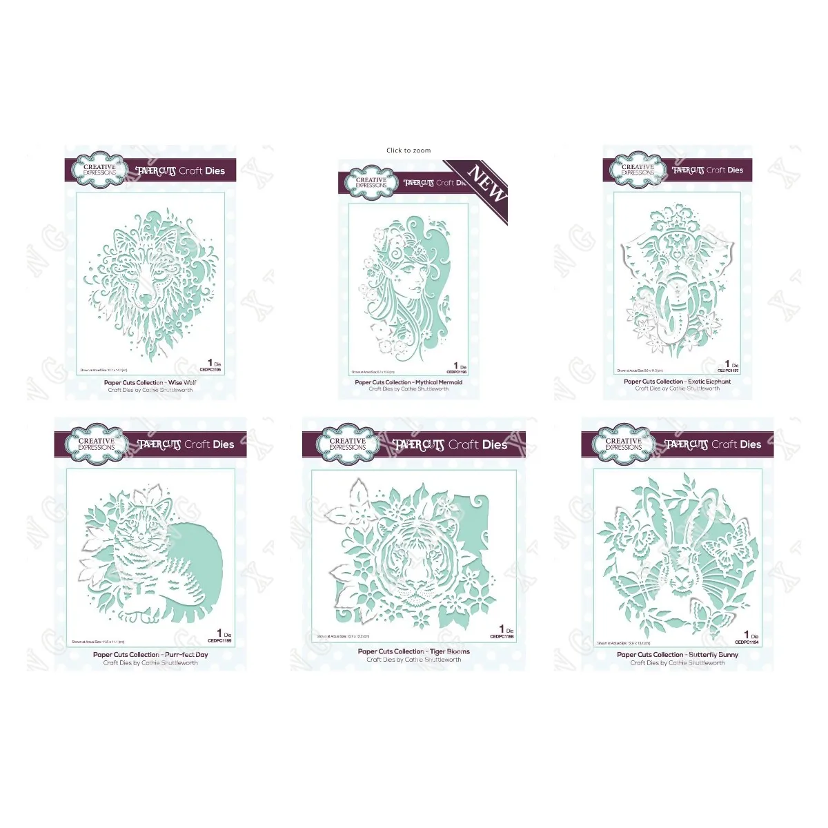 

2022 New Tiger Elephant Mermaid Wolf Butterfly Bunny Metal Cutting Dies Scrapbook Diary Decoration Stencil Embossing Template