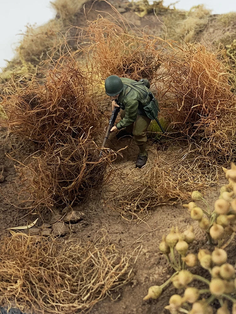 Моделирование Диона трава модель сделай сам военной сцены ручной работы