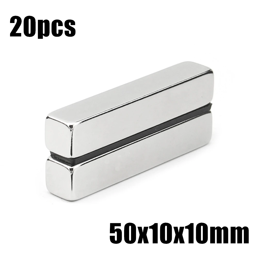 

Супермощный редкоземельный блок f50x10x10 мм, неодимовый магнит NdFeB, магниты N35, F50 * 10*10 мм, 5 шт., бесплатная доставка