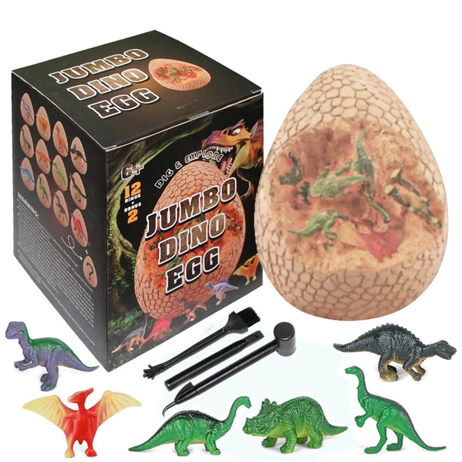 

Dinosaur Egg Dig Kit Easter Egg Dinosaur Toys For Kids Dino Egg Excavation Tools Dinosaur Digging Toy For 3-12-Year-Old Boys