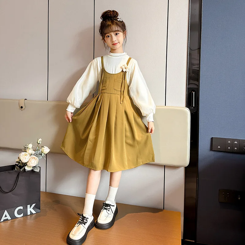 Костюм для девочек новинка 2023 весенне-осенние комплекты в Корейском стиле