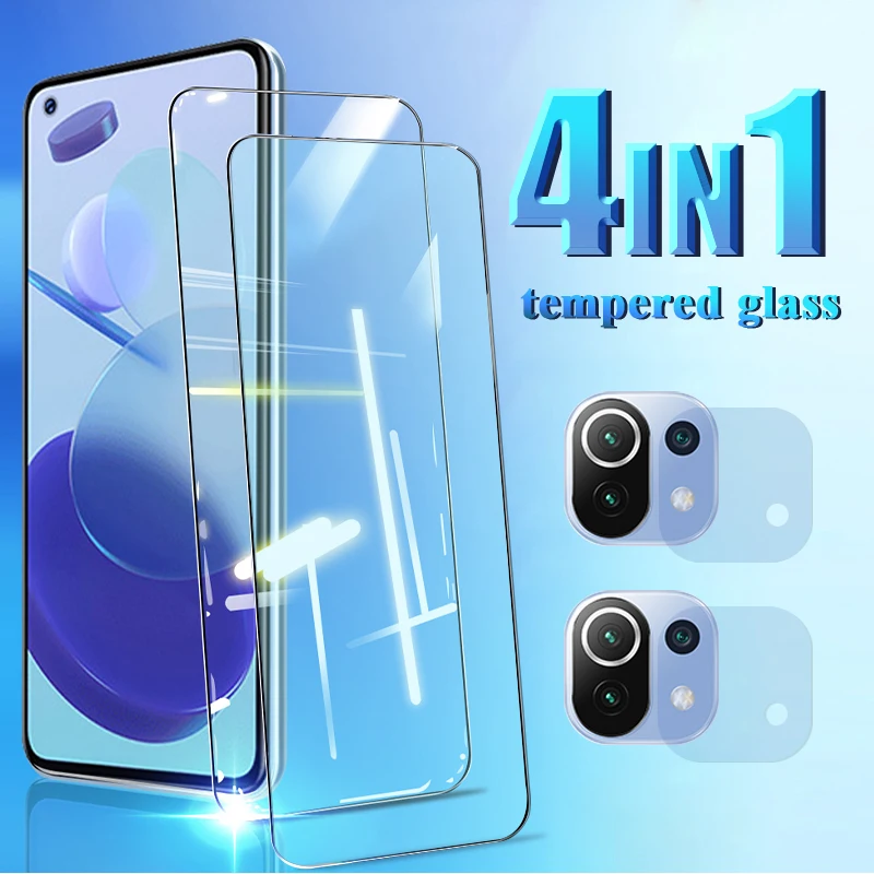 

4in1 Lens Tempered Glass For Huawei p30 P20 P40 Lite Pro Screen Protector Mate 20 30 Lite Y6 P Smart 2018 2019 Z p30Lite p40cove