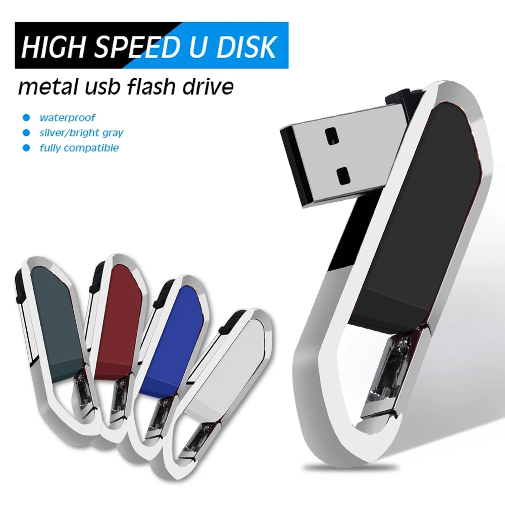 

USB 2.0 флеш-накопитель 32 ГБ, металлическая Флешка 4 ГБ, 8 ГБ, 16 ГБ, 32 ГБ, 64 ГБ, флеш-накопитель usb 2,0, крошечная карта памяти, U-диск, USB