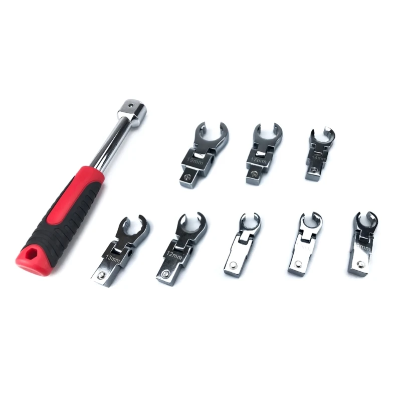 

Y1UD Adjustable Wrench Heat Treated Adjustable Ratchet Wrench Anti-Rust Universal Adjustable Socket Wrench Ratcheting Wrench