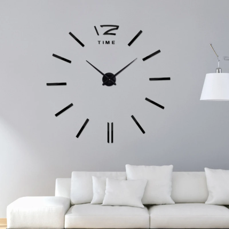 

2022 hot new design popular cheap high quality EVA+Acrylic diy digital wall clock