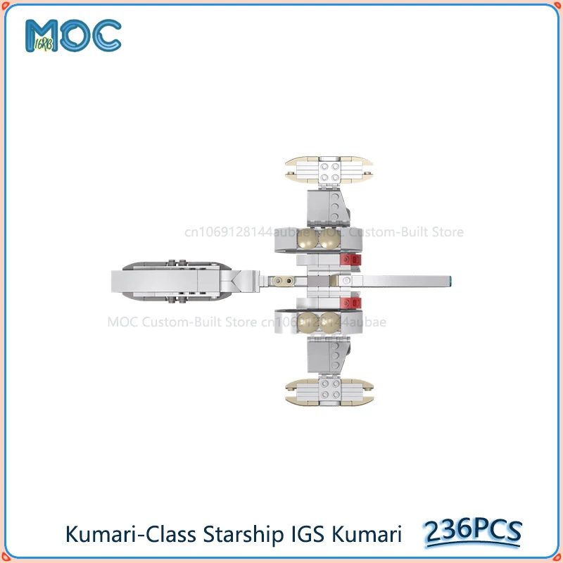 Kumari-Class Starship IGS Kumari Модель MOC Строительные блоки Космический самолет Сборка