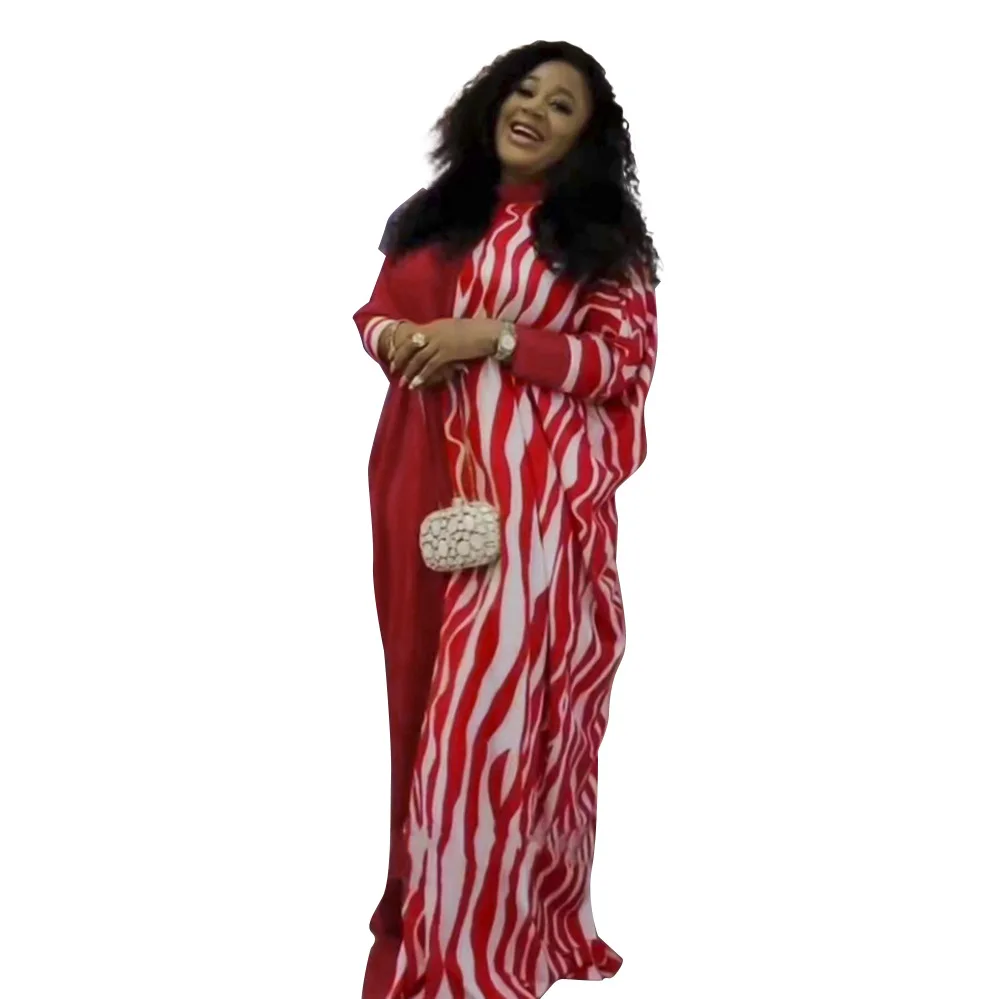 

Polyester African Dresses for Women Summer African Women Long Sleeve Black Blue Red Yellow Long Dress African Robes
