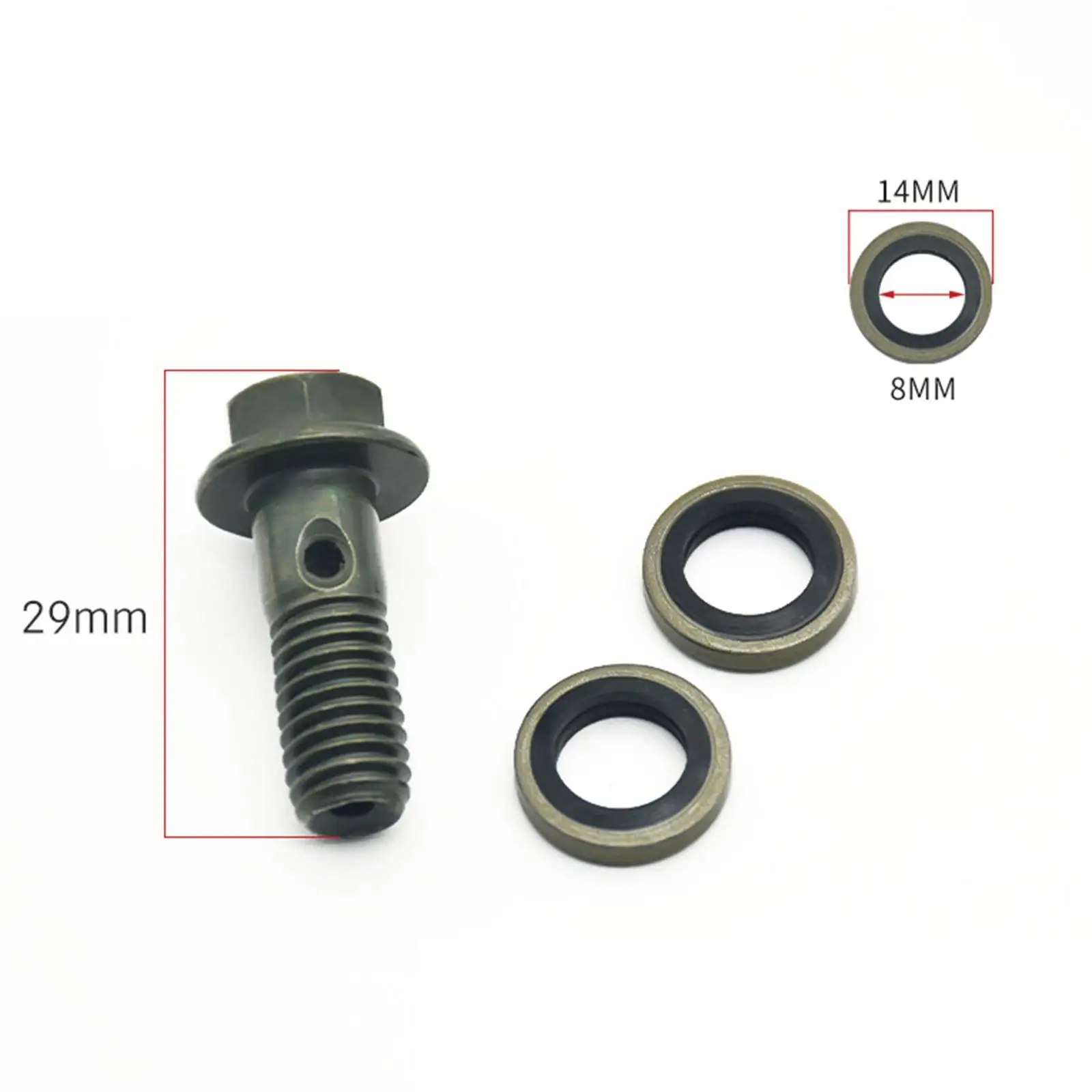 Болт Banjo с медными шайбами тормозной мастер-цилиндр гаджет трубчатые винты