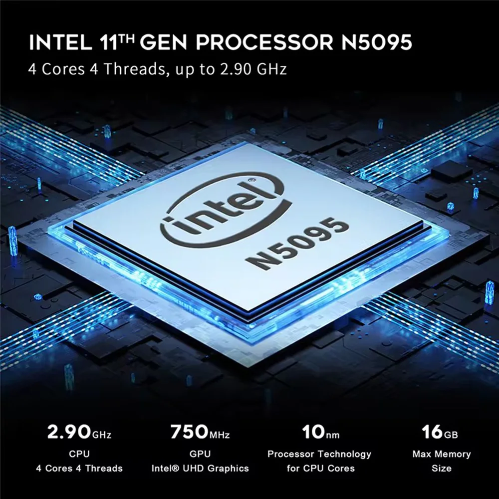 ZXIPC Intel N100 Мини-ПК Компьютер Брандмауэр Мини-настольное оборудование 5 Lan I225 2.5G