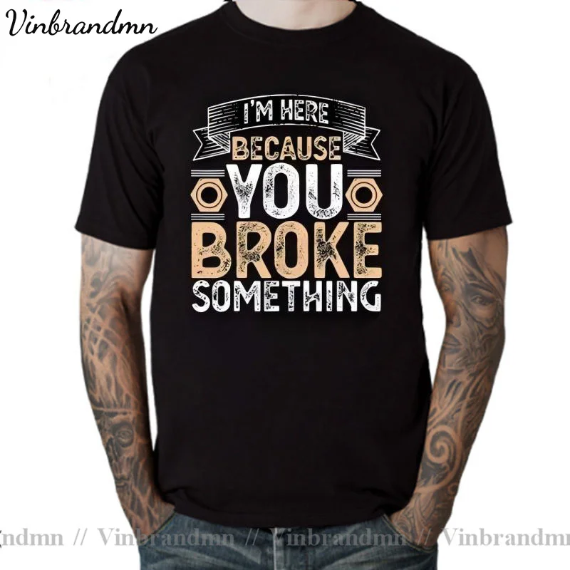 Забавная футболка для сервисного обслуживания подарки рабочих мужские футболки