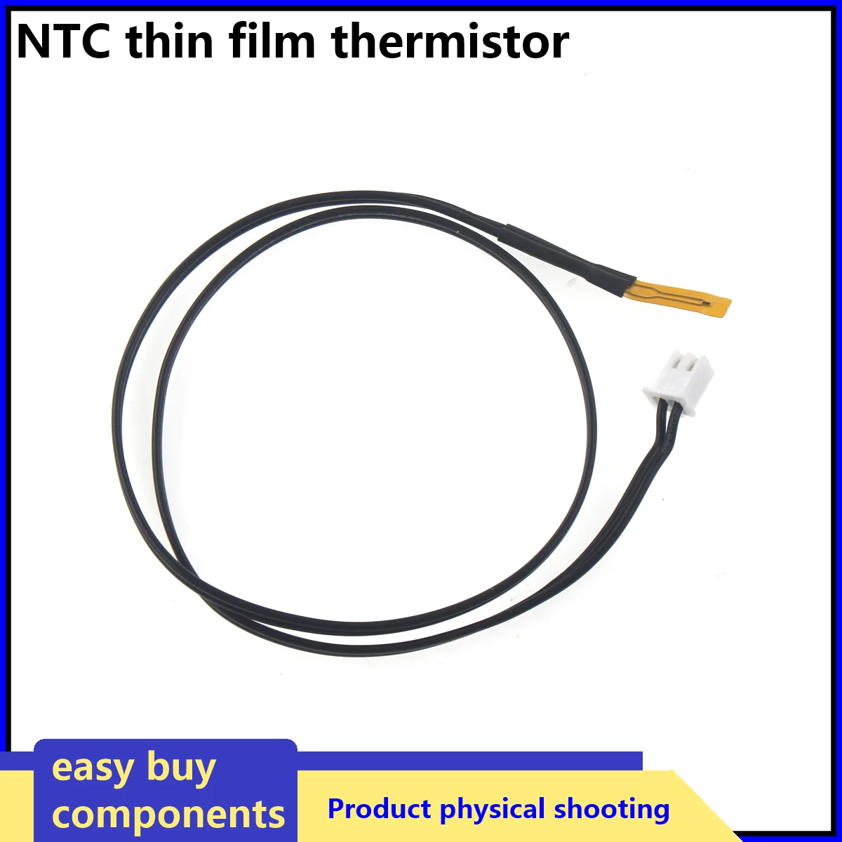Фото MF55 тонкопленочный ультратонкий термистор NTC 5K/10K/50K/100K 3435/3950 40CM 100CM 1% датчик температуры №1