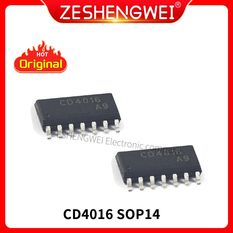 

10PCS CD4016 CD4016BM 4016 SOP14 Patch Logic Chip Brand New Original In Stock
