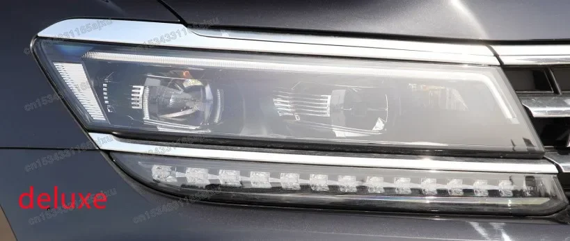 Для Фольксваген Tiguan MK2 2017 2018 Переднее стекло объектива фары прозрачный абажур