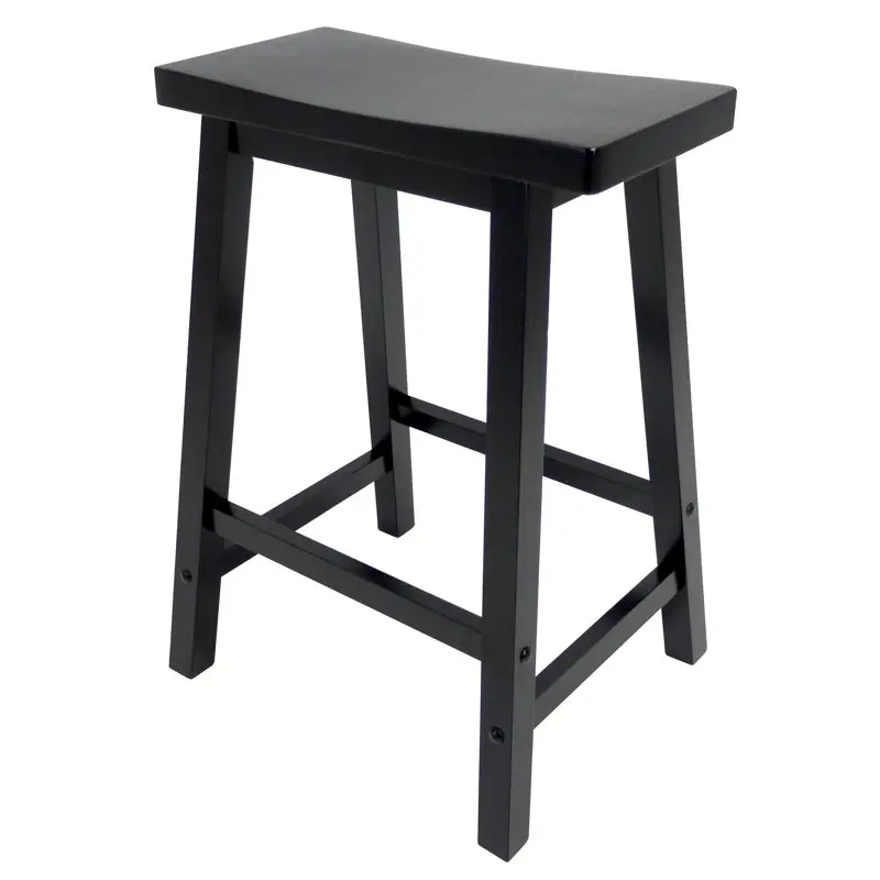 

Satori Saddle Counter Stool, Black
