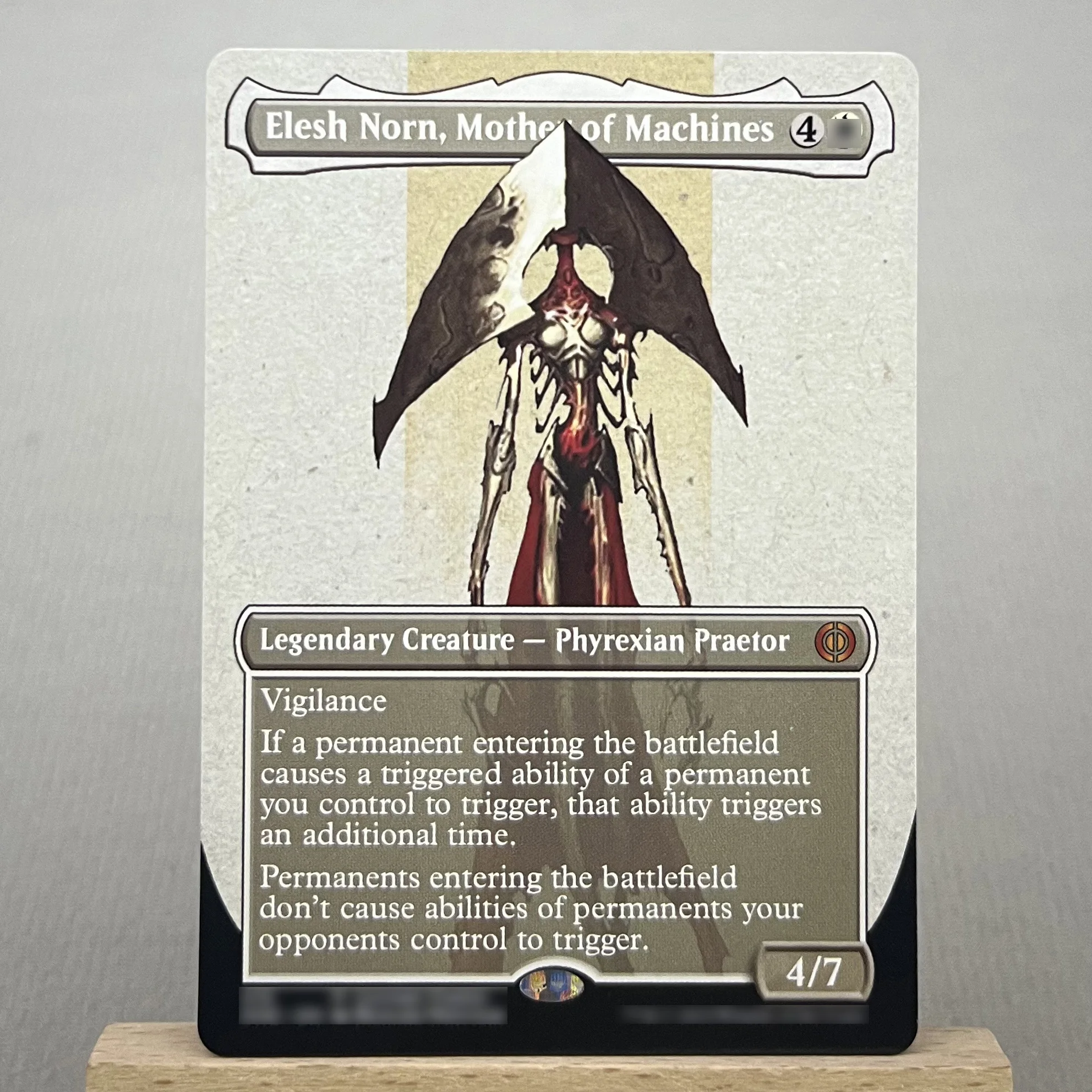 Фото ONE RNA DMU HOLO12-I03 Tcg прокси волшебные карты Sheoldred, Apocalypse Vampiric Tutor Elesh Norn, сбор матери машин №5