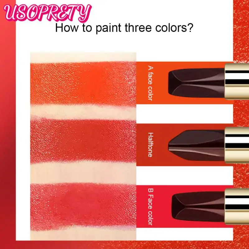 

Makeup Set Lipstick One Tricolor Coloration Lip Gloss Medium Size Hydrating Lip Glaze Cosmetics Highlighter Waterproof Secure