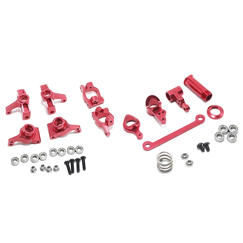 

1 Set Front Wheel Seat Rear Wheel Seat C-Shaped Seat Set & 1 Set Steering Clutch Assembly Steering Servo Upgrade Parts