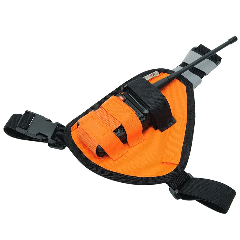 

Тактический жилет, нейлоновый военный жилет, нагрудный жилет, сумка-кобура, тактическая упряжка, рация, поясная сумка для телефона, двусторо...