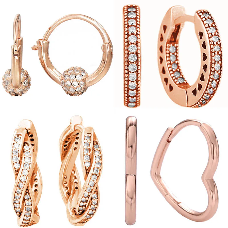 

Серьги-кольца женские Асимметричные из серебра 925 пробы с подписью «сердечки любви»