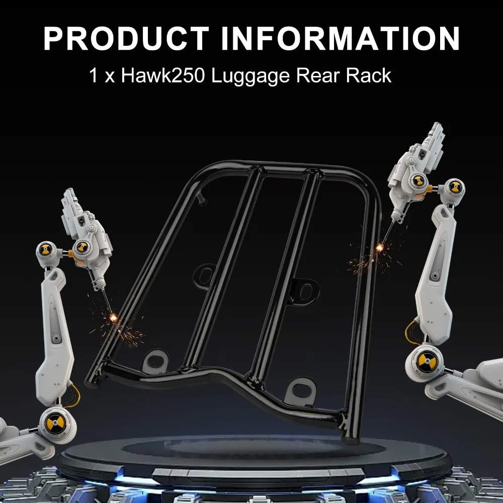 Для Honda Hawk 250 DLX мотоциклетная задняя стойка для багажа стеллаж хранения детали