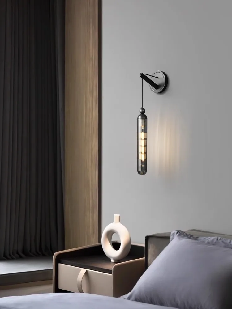 Люстра медная прикроватная для спальни маленькая Минималистичная креативная