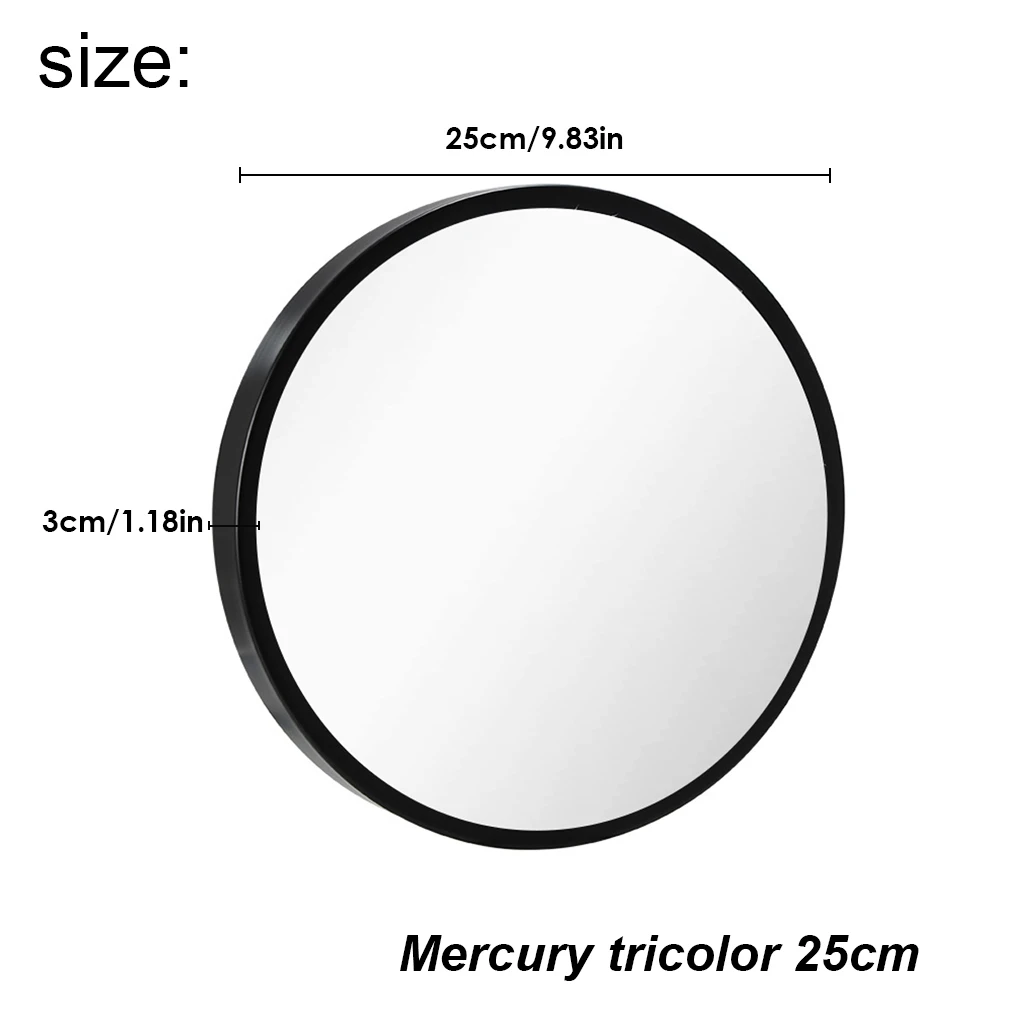 

Makeup Mirror Round Cosmetic Mirror with Night Lamp Bedroom LED Night Light Makeup Supplies Moon 20cm