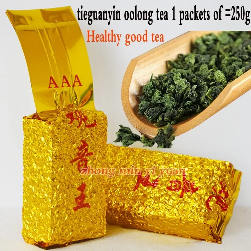 

250g Chinese Anxi Ti Kuan Yin Premium Quality Tiguanin Tea Spring Tiguanin Tea Vacuum Packing Oolong Chinese Tea Droshipping
