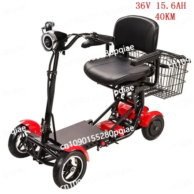 Вездеходный мобильный скутер для взрослых с большим удобным сиденьем складной