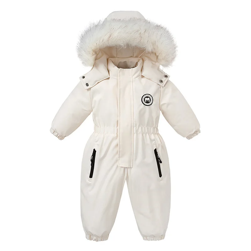 

Newobrn Clothes Winter Infant Baby Rompers For Baby Girls Boys Warm Cotton Hooded Jumpsuit Children Overalls For Kids 2-5T TZ489