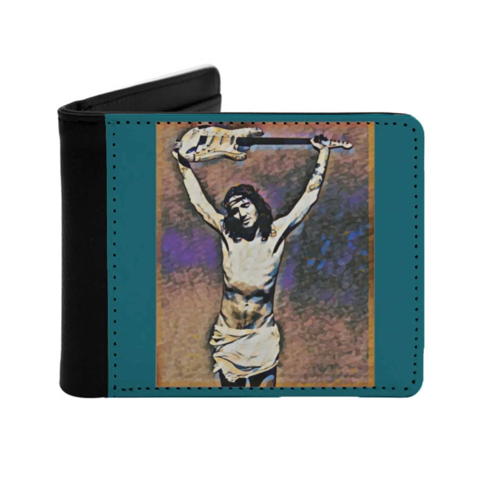 Иисус Христос Гитара Джон Фрусианте Персонализированный мужской кожаный