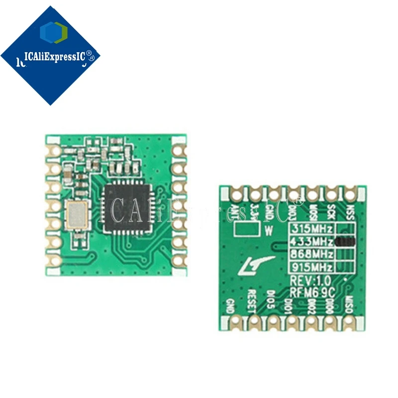 5 шт./лот RFM69CW HopeRF 433 МГц беспроводной трансивер с RFM12B на складе