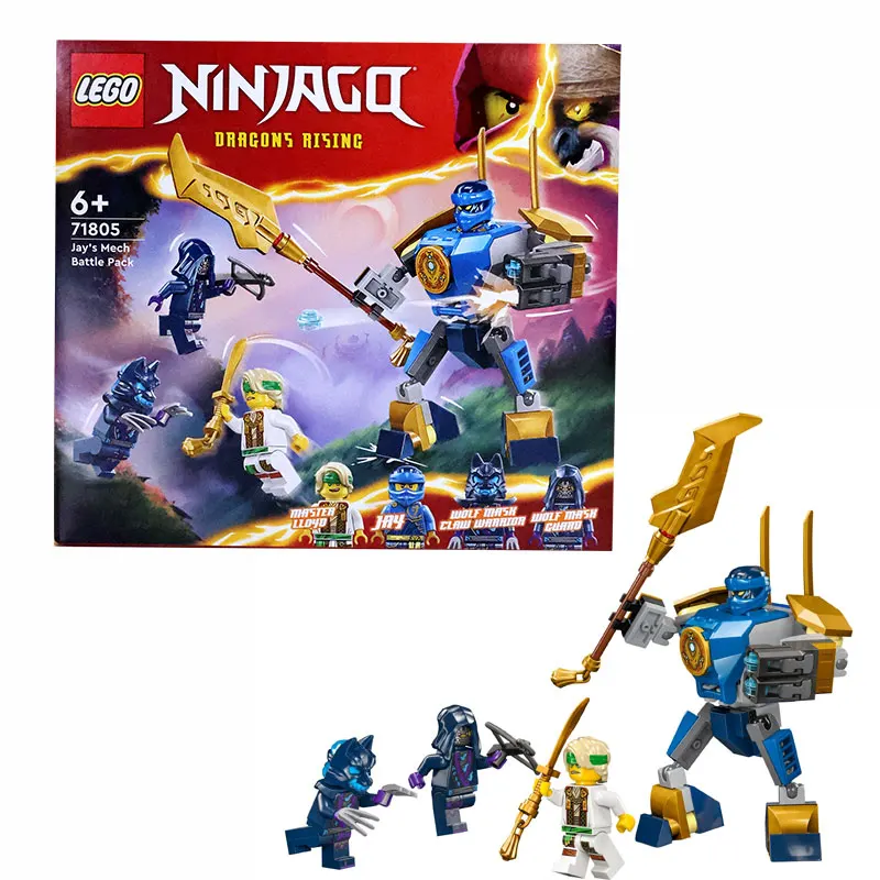 LEGO 71805 NINJAGO Jay's Mech Боевой набор приключений игрушечный