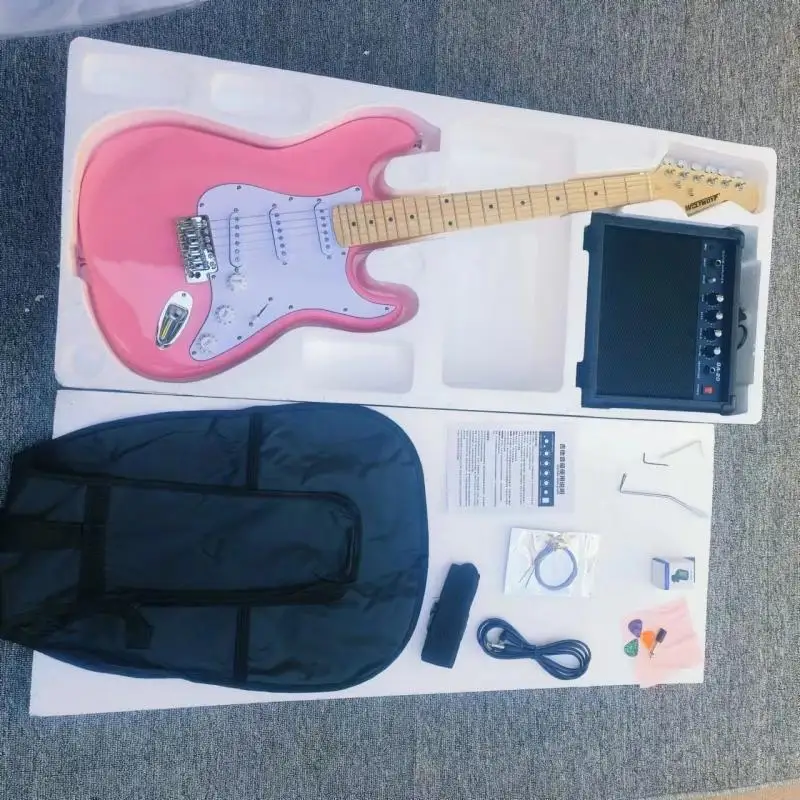 Набор электрогитары для начинающих и взрослых профессиональная электрогитара