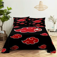 tokyo red cloud0 91 21 51 82 0m bedding sheet home digital printing polyester bed flat sheet with pillowcase print bed sheet